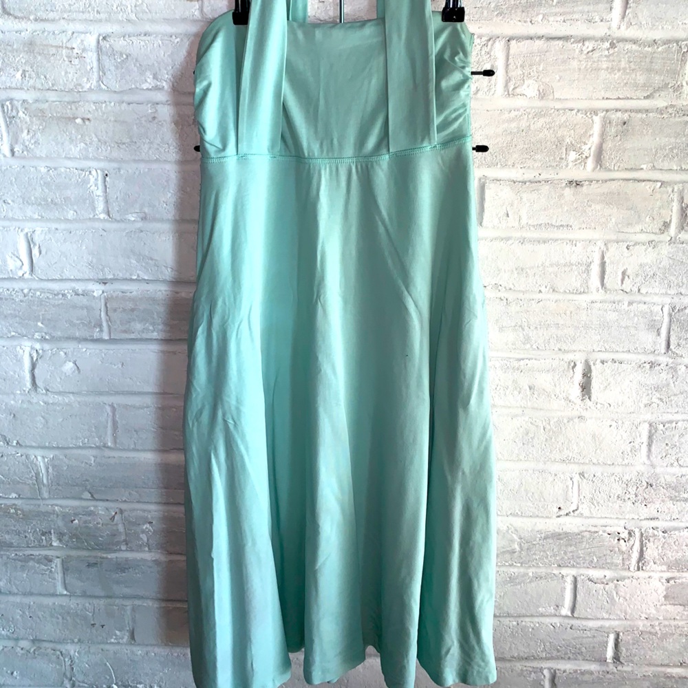 Lululemon Aqua Sleeveless Convertible Strap Dress